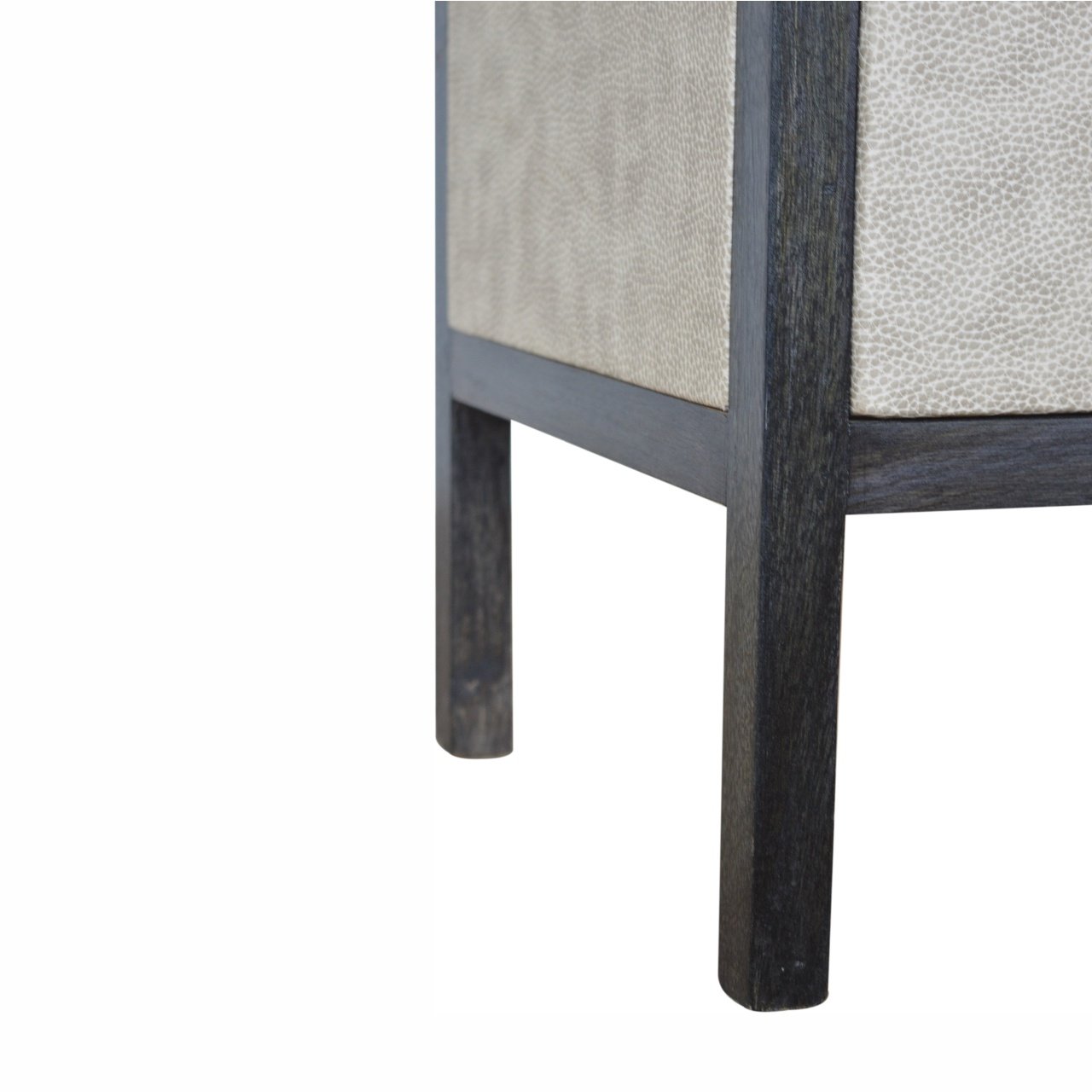 Faux Leather Nightsand