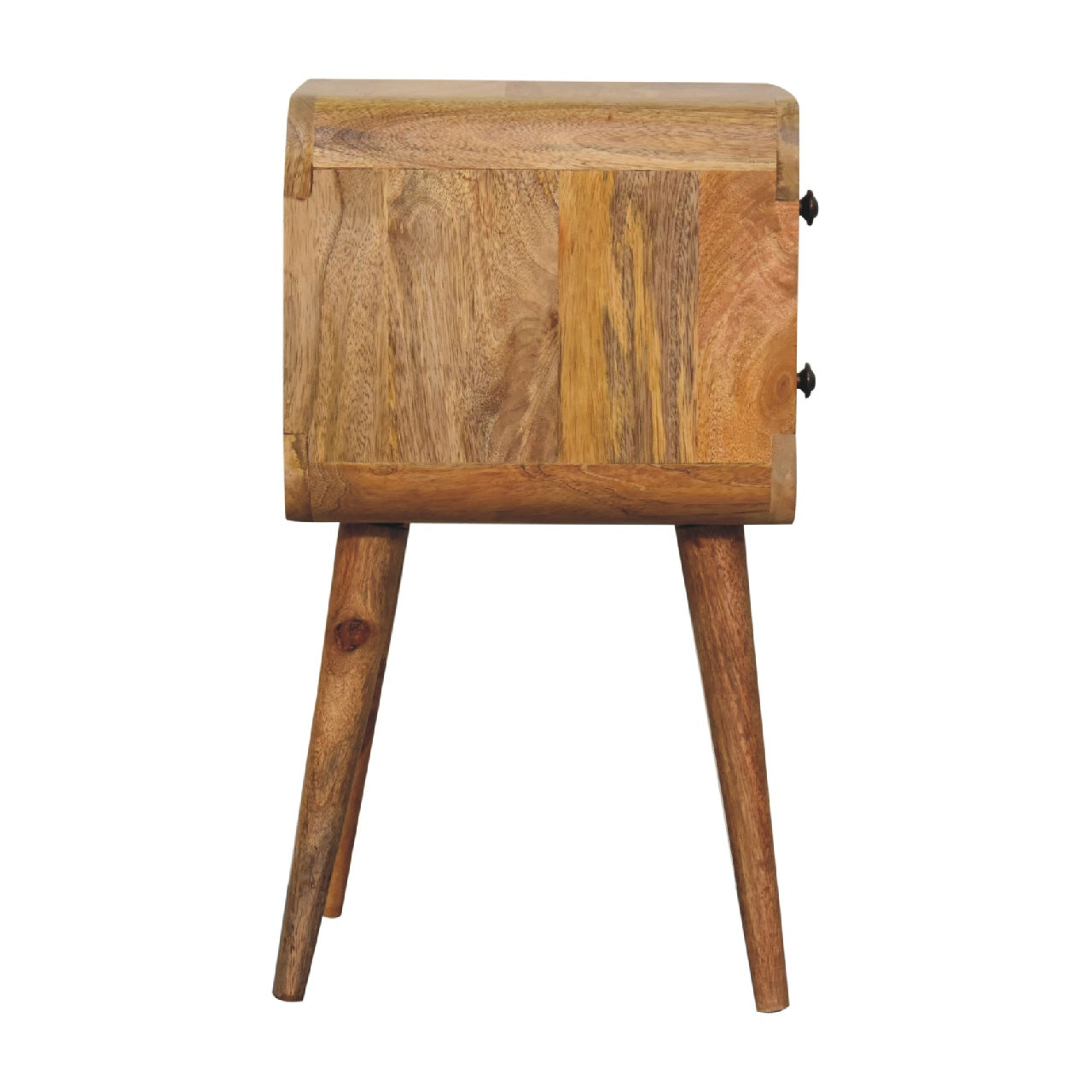 Mini Oak-ish Curved Nightsand