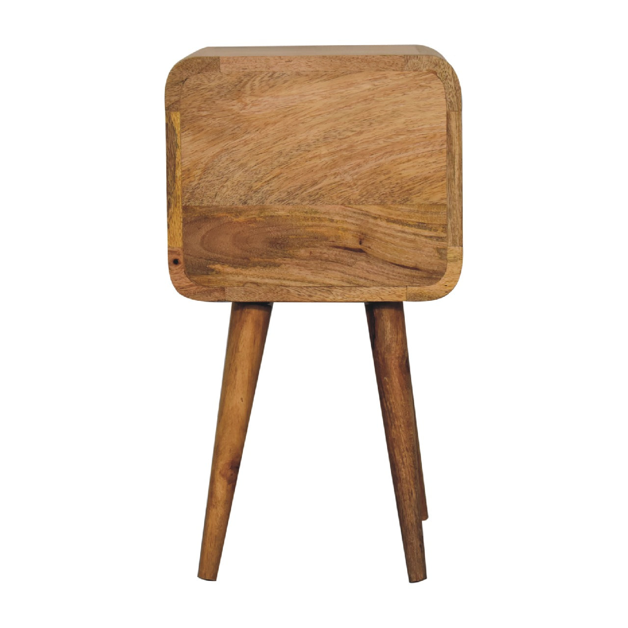 Mini Oak-ish Curved Nightsand