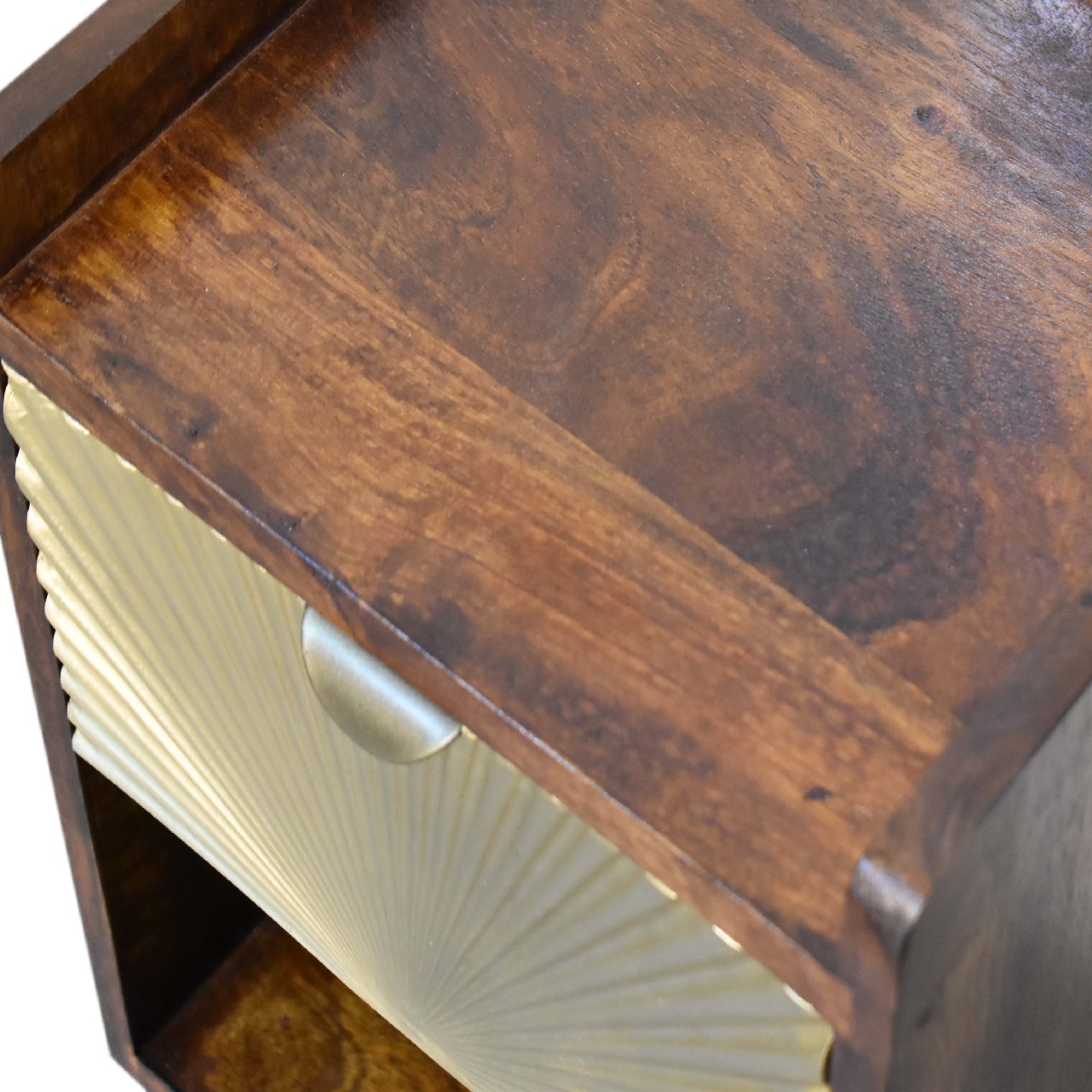 Mini Manila Gold 1 Drawer Nightsand