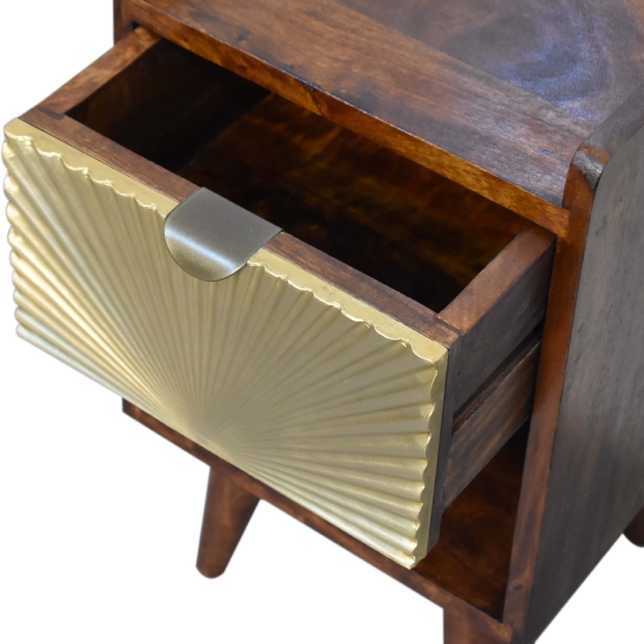 Mini Manila Gold 1 Drawer Nightsand