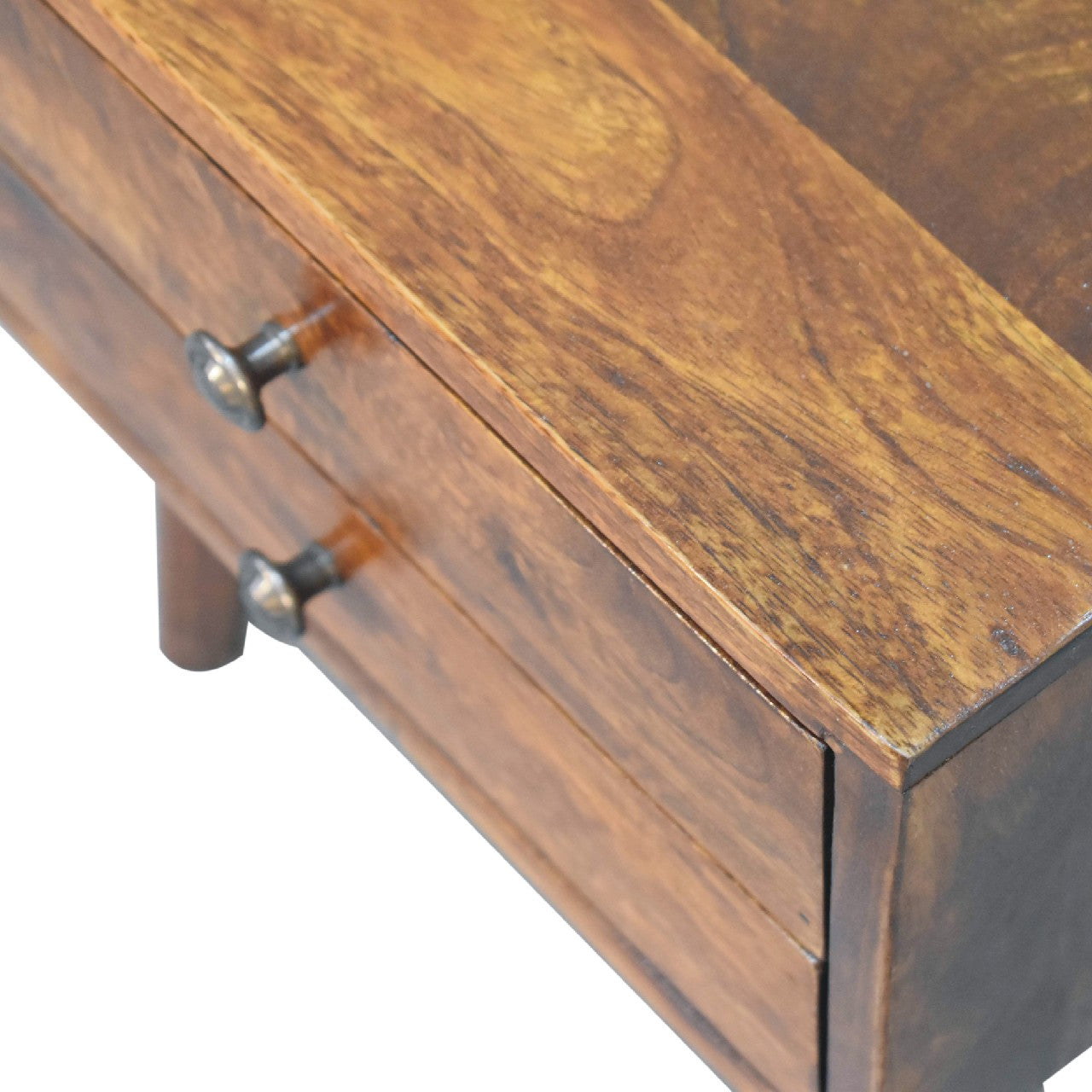 Mini Chestnut Modern Nightsand