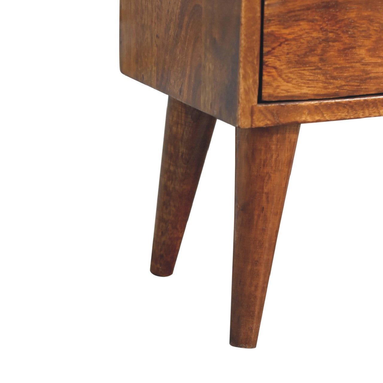 Mini Chestnut Modern Nightsand