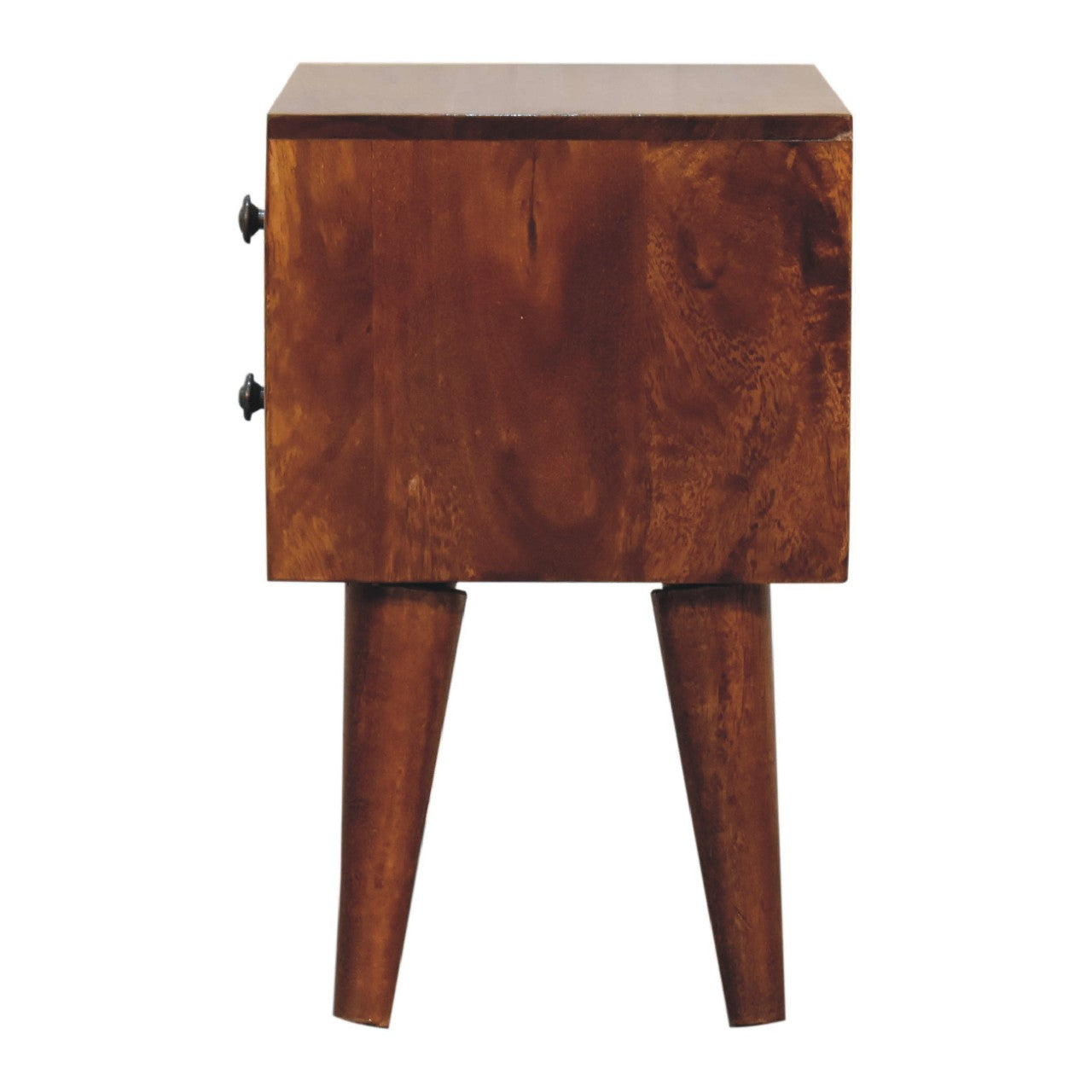 Mini Chestnut Modern Nightsand
