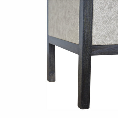 Faux Leather Nightsand