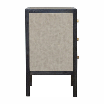 Faux Leather Nightsand