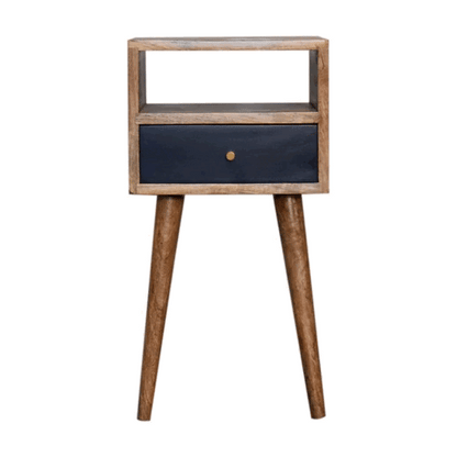 Mini Navy Blue Hand Painted Nightsand