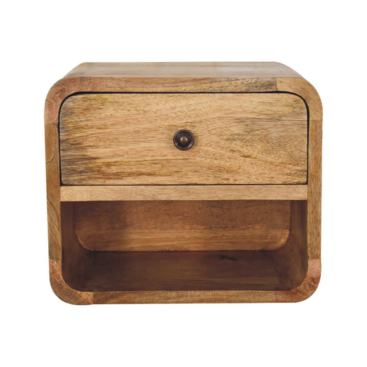Mini Oak-ish Floating Open Nightsand