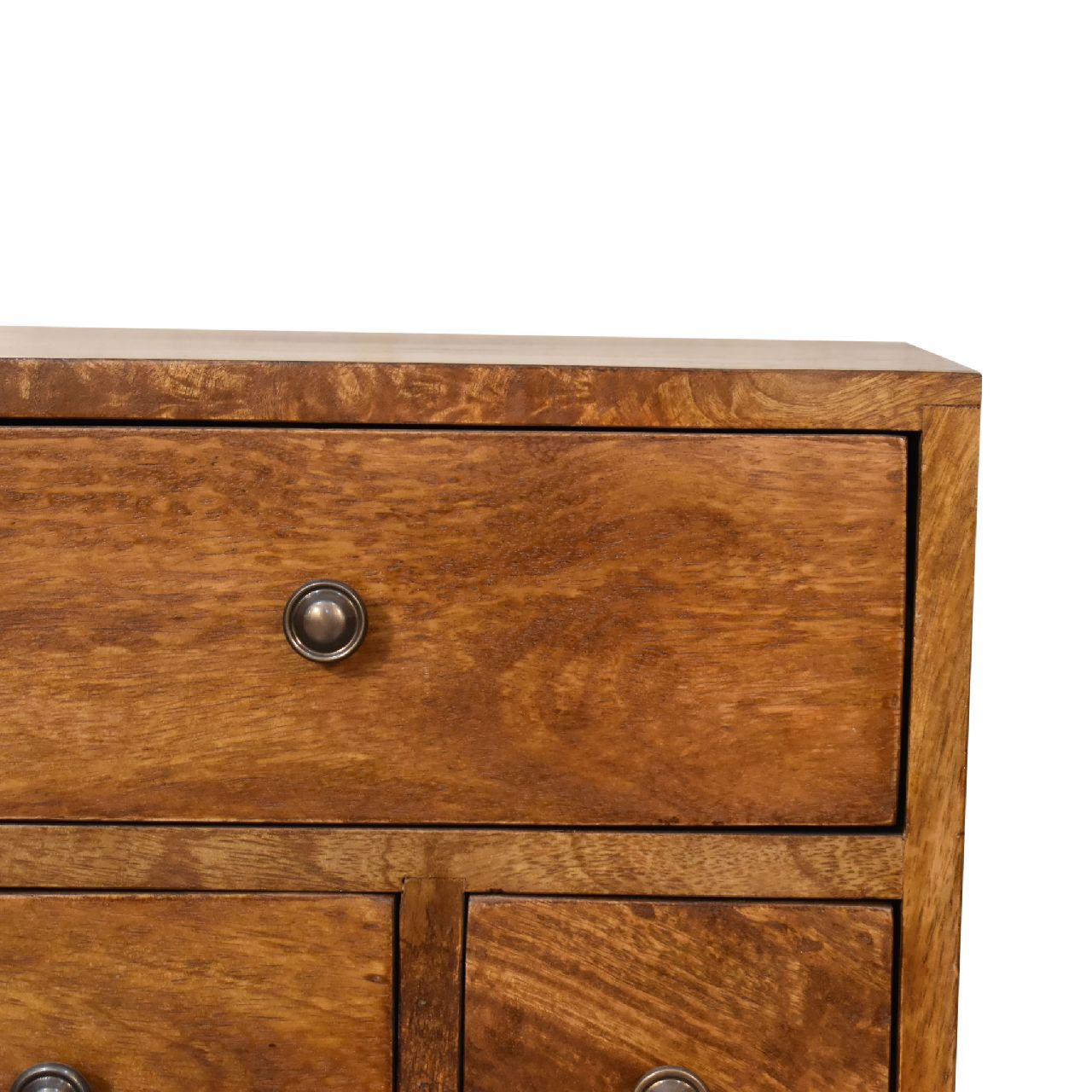 4 Drawer Multi Chestnut Nightsand