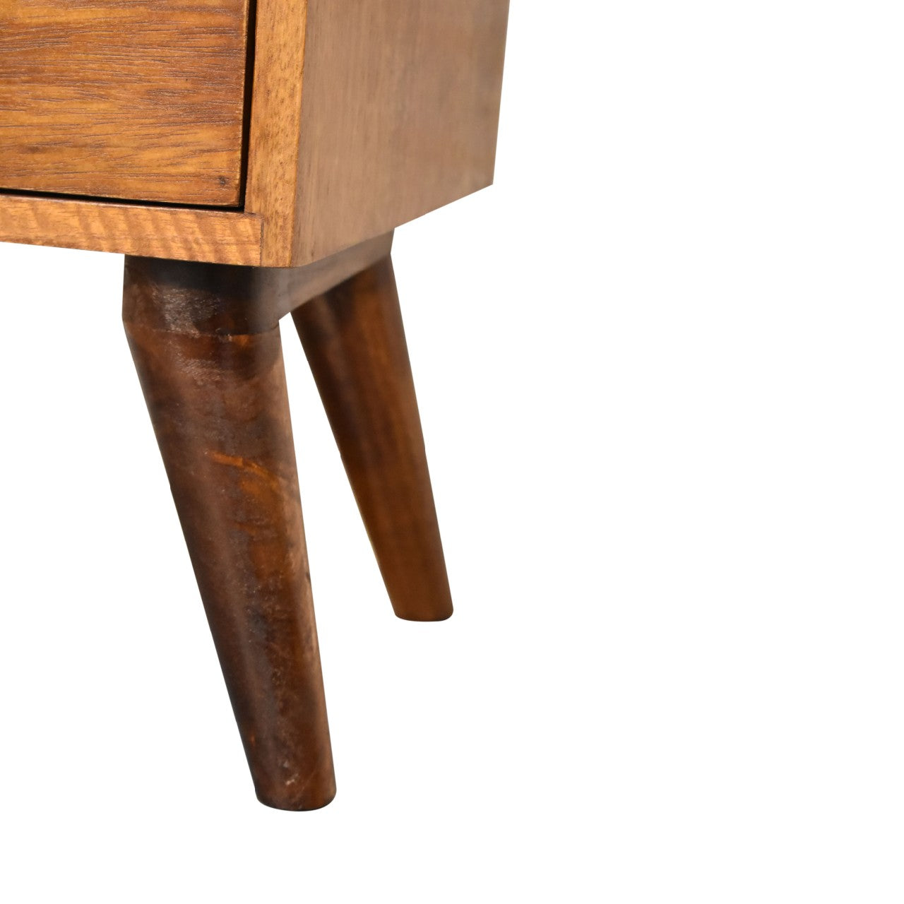 4 Drawer Multi Chestnut Nightsand