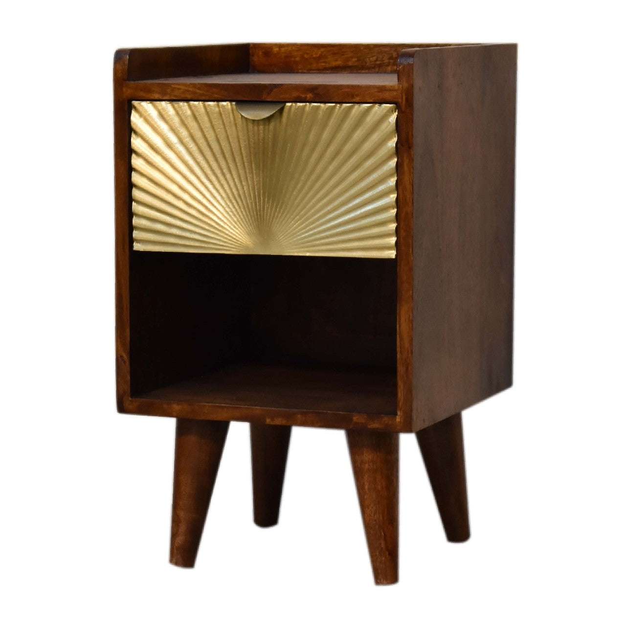 Mini Manila Gold 1 Drawer Nightsand