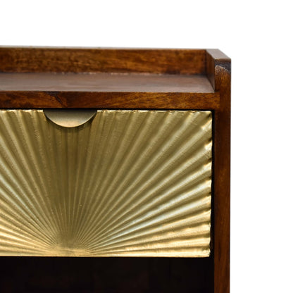Mini Manila Gold 1 Drawer Nightsand
