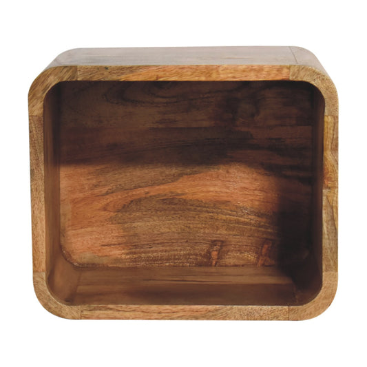 Oak-ish Floating Open Nightsand