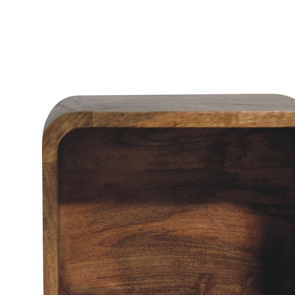 Oak-ish Floating Open Nightsand