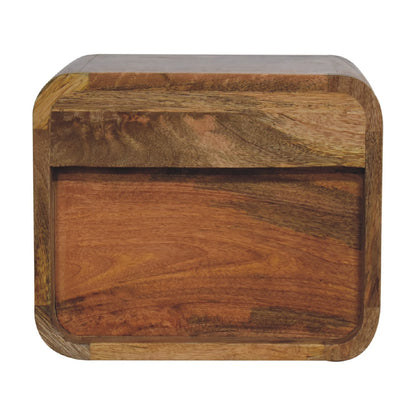 Oak-ish Floating Open Nightsand