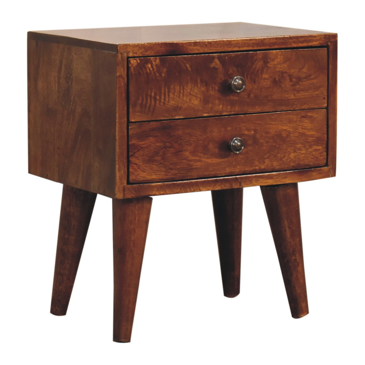 Mini Chestnut Modern Nightsand