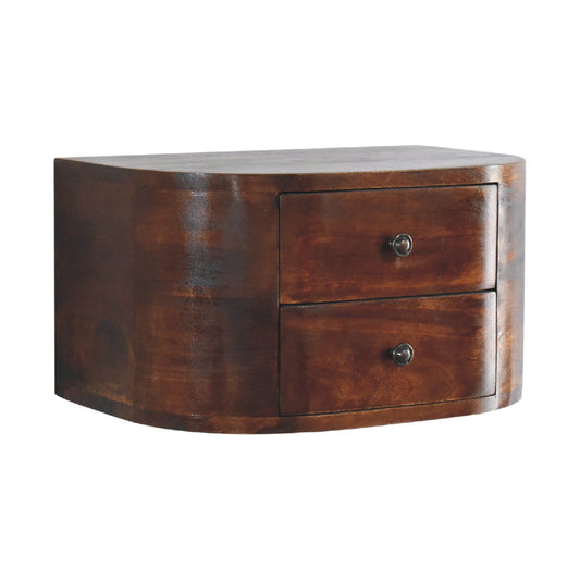 Lunar 2 Drawer Floating Nightsand