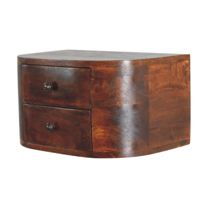 Lunar 2 Drawer Floating Nightsand