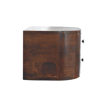 Lunar 2 Drawer Floating Nightsand