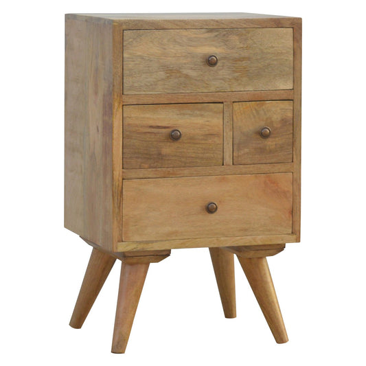 Nordic Style 4 Drawer Multi Nightsand