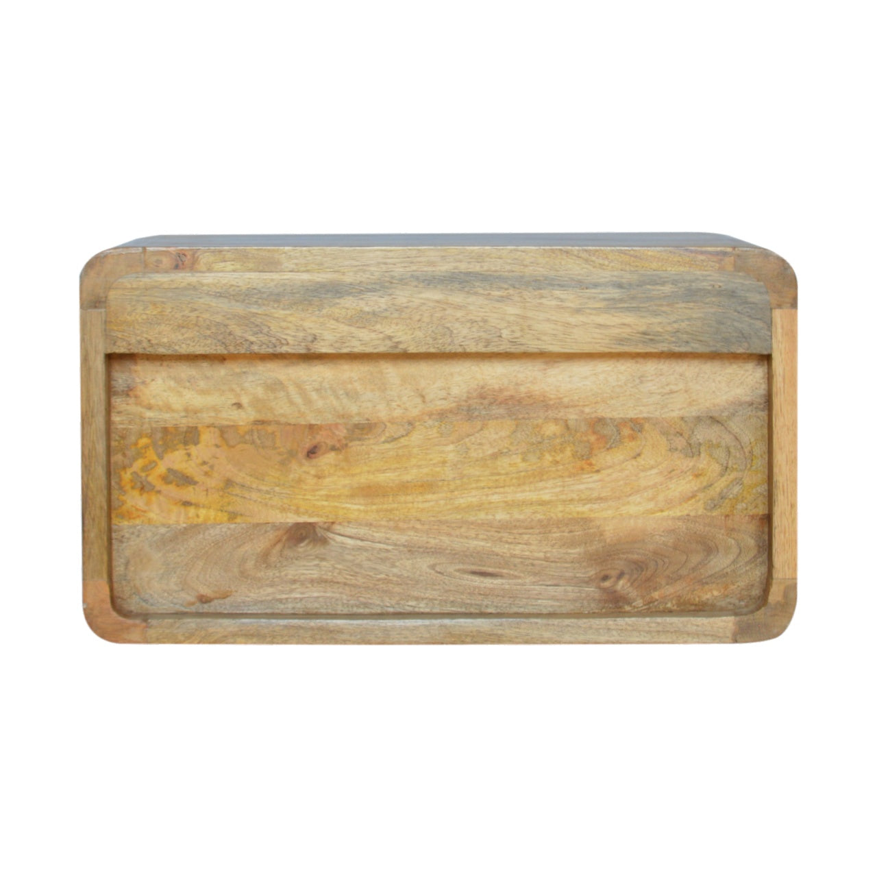Oak-ish 2 Drawer Floating Nightsand