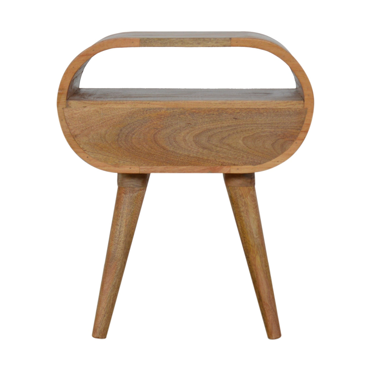 Circular Open Slot Nightsand